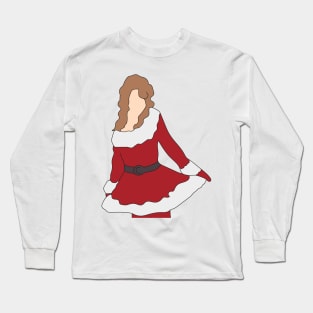 Mariah Carey All I Want For Christmas Is You Merry Xmas Long Sleeve T-Shirt